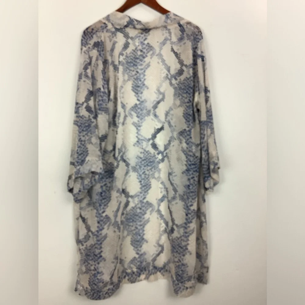 Karlie Snakeskin print cardigan one size chiffon - Picture 7 of 10